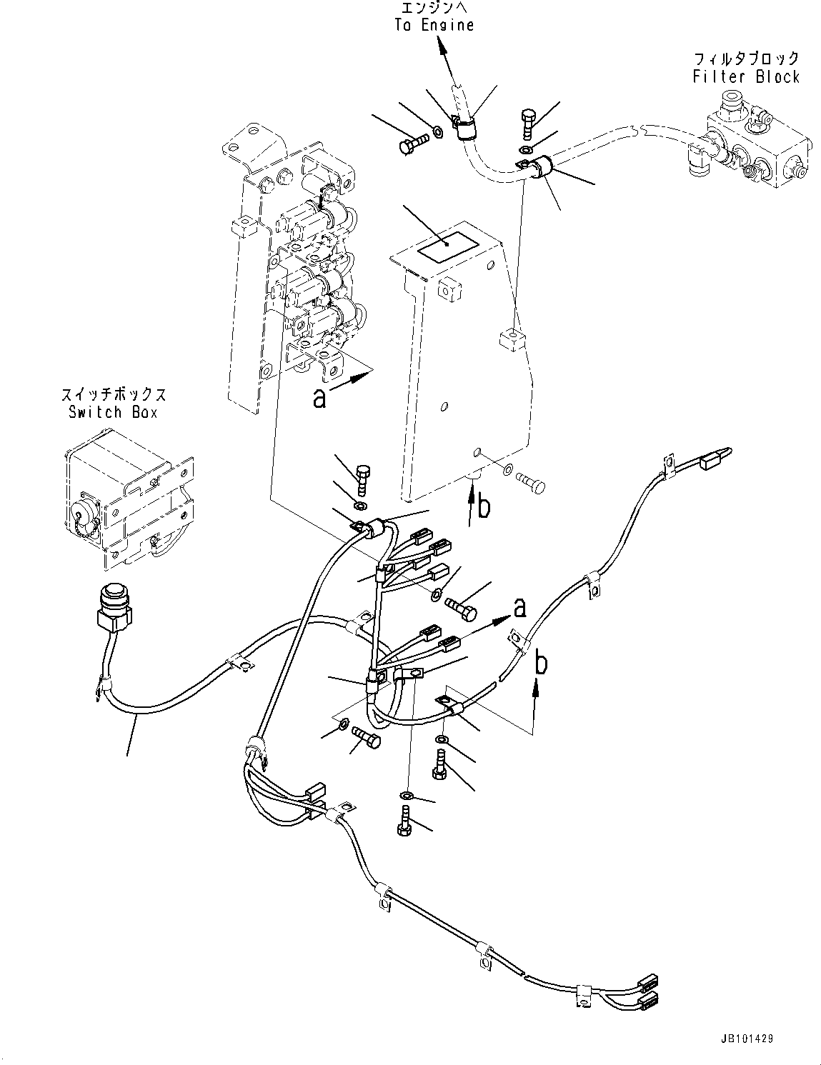 Жгут проводов 561-84-91710 KOMATSU