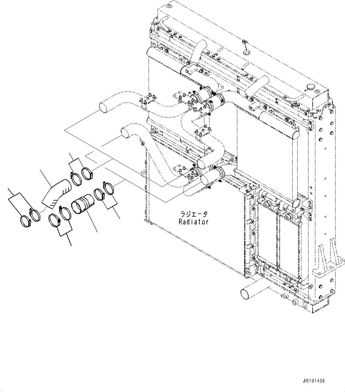 Шланг 427-03-4A770 KOMATSU