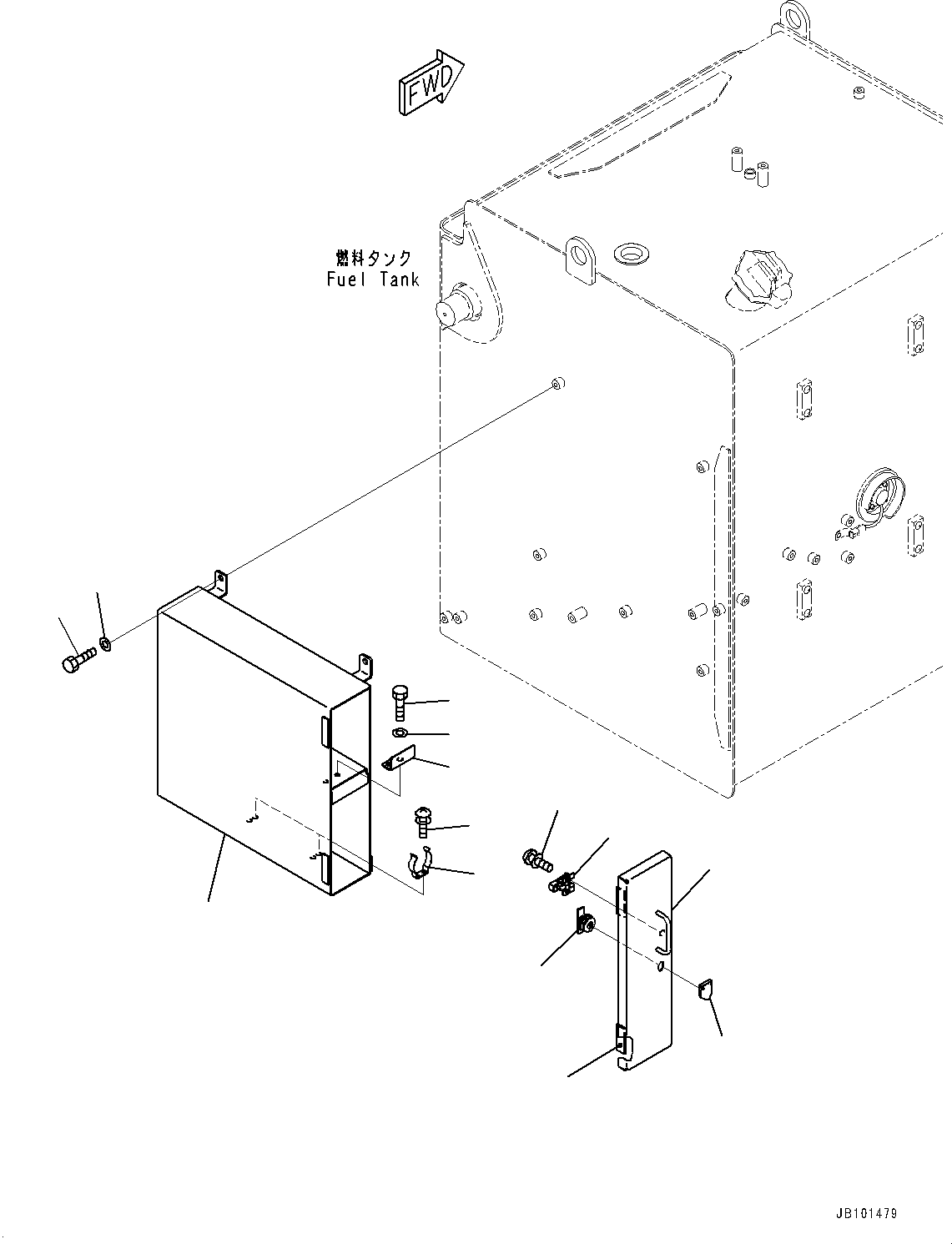 Box Assembly, Tool 561-98-96112 KOMATSU