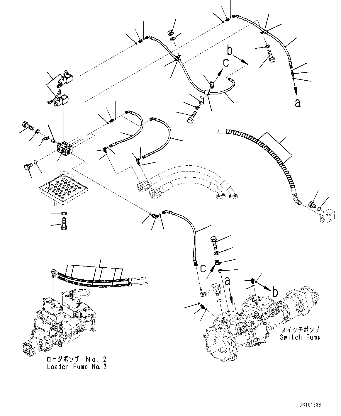 Шланг с торцевым уплотнением 02779-002A6 KOMATSU