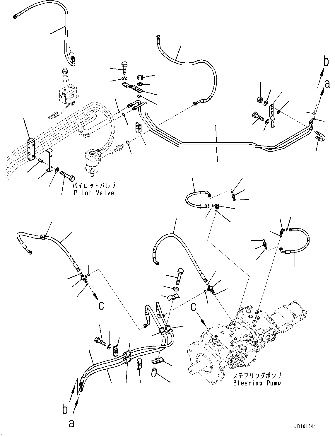 Шланг с торцевым уплотнением 02779-00309 KOMATSU