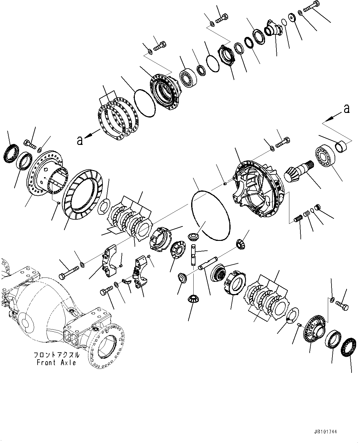 Дифференциал в сборе 426-22-31063 KOMATSU