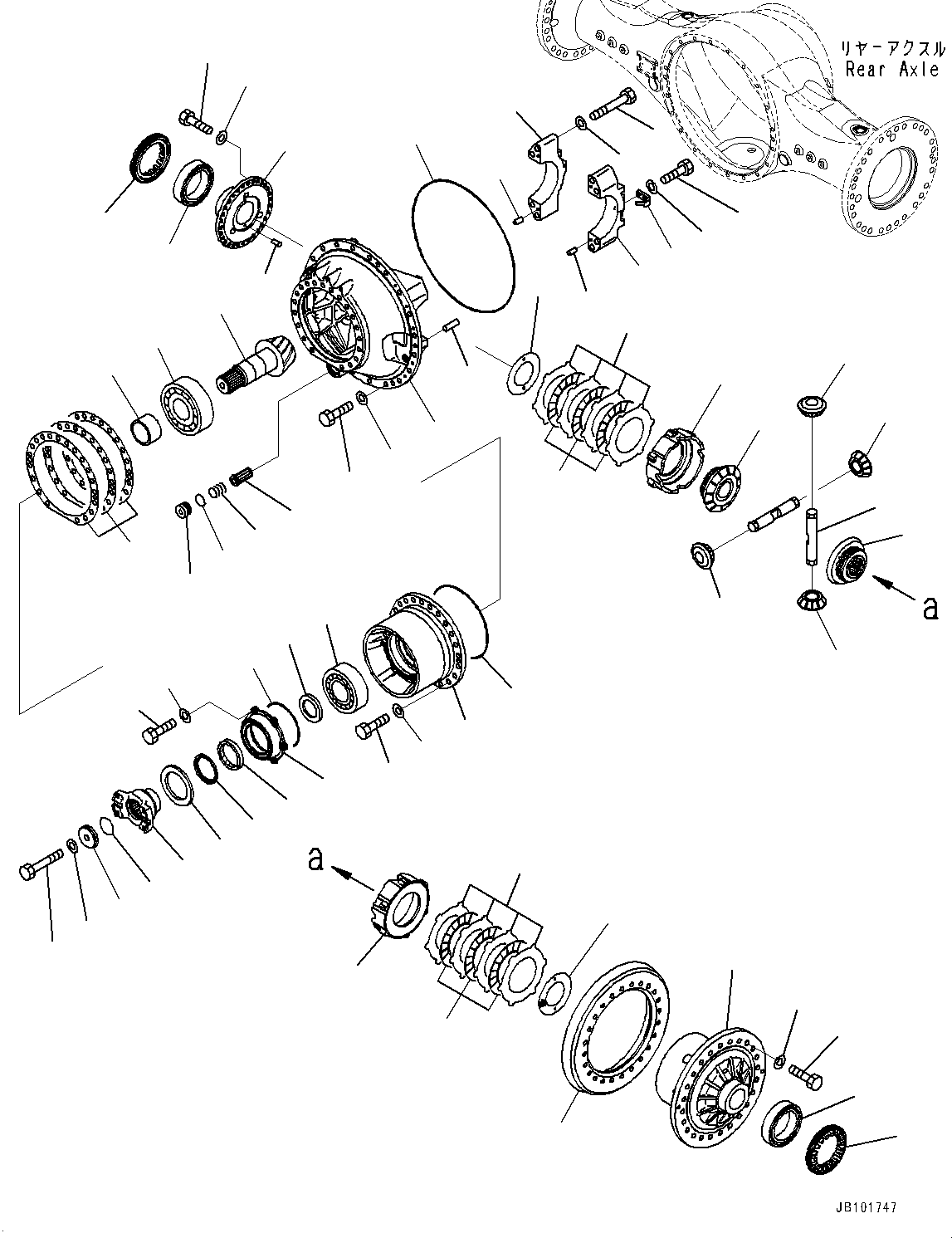 Дифференциал в сборе 426-23-31063 KOMATSU