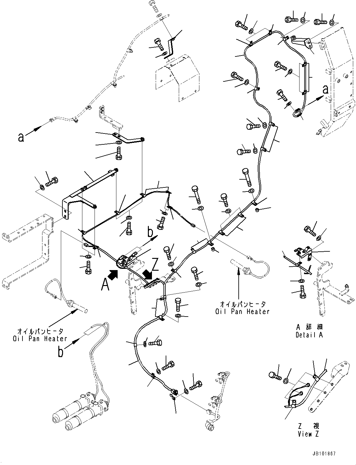 Жгут проводов 562-84-3A460 KOMATSU