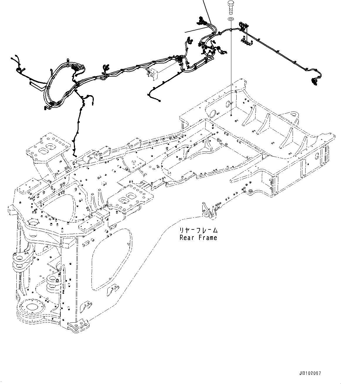Жгут проводов 427-06-46642 KOMATSU