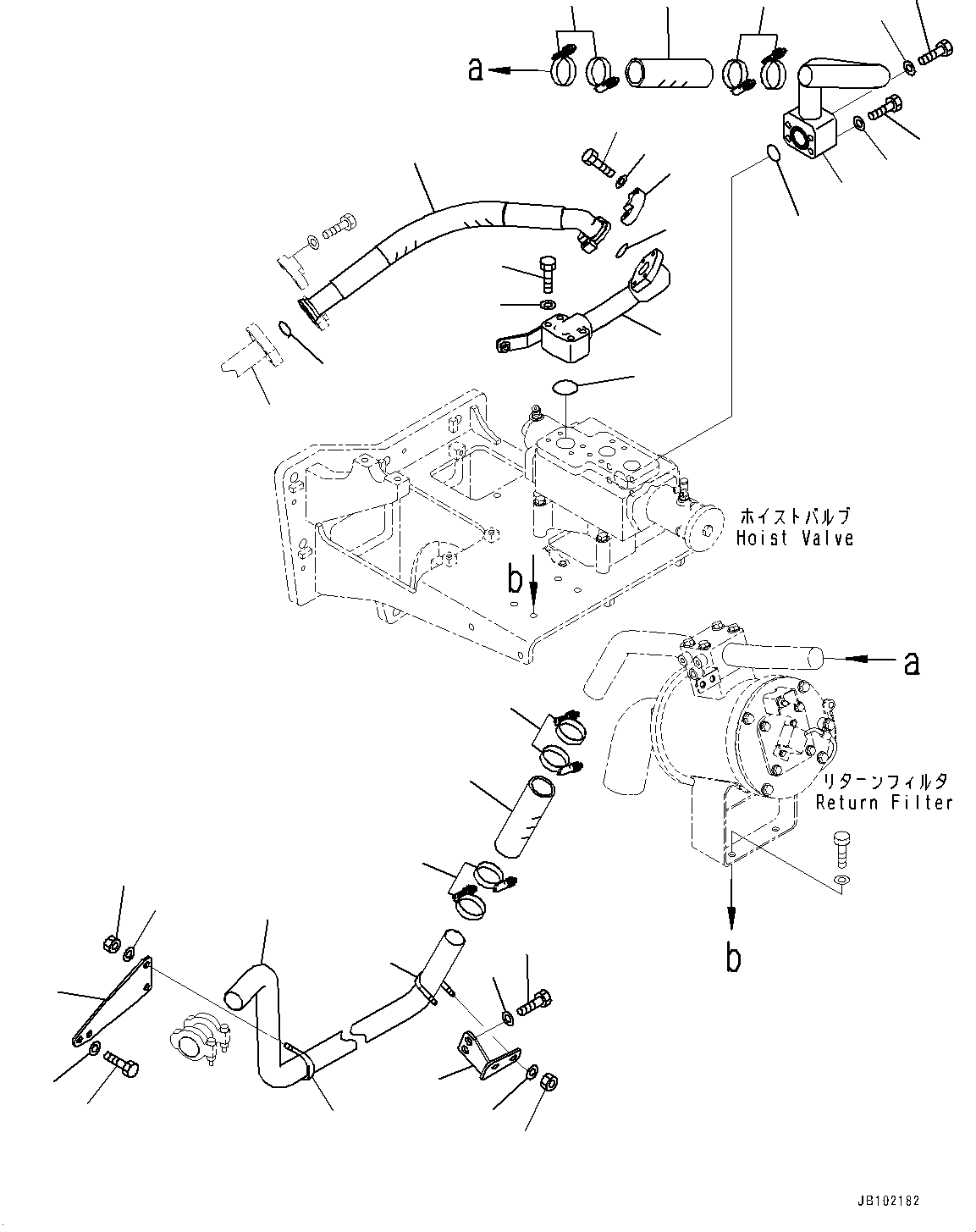 Шланг 07087-01407 KOMATSU