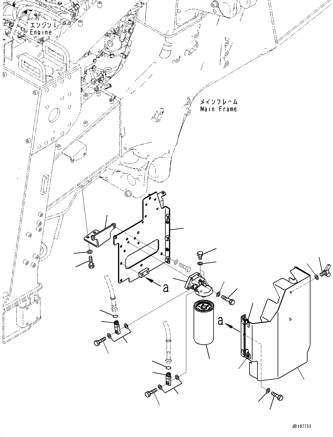 Filter Assembly, Fuel 561-01-9A201 KOMATSU