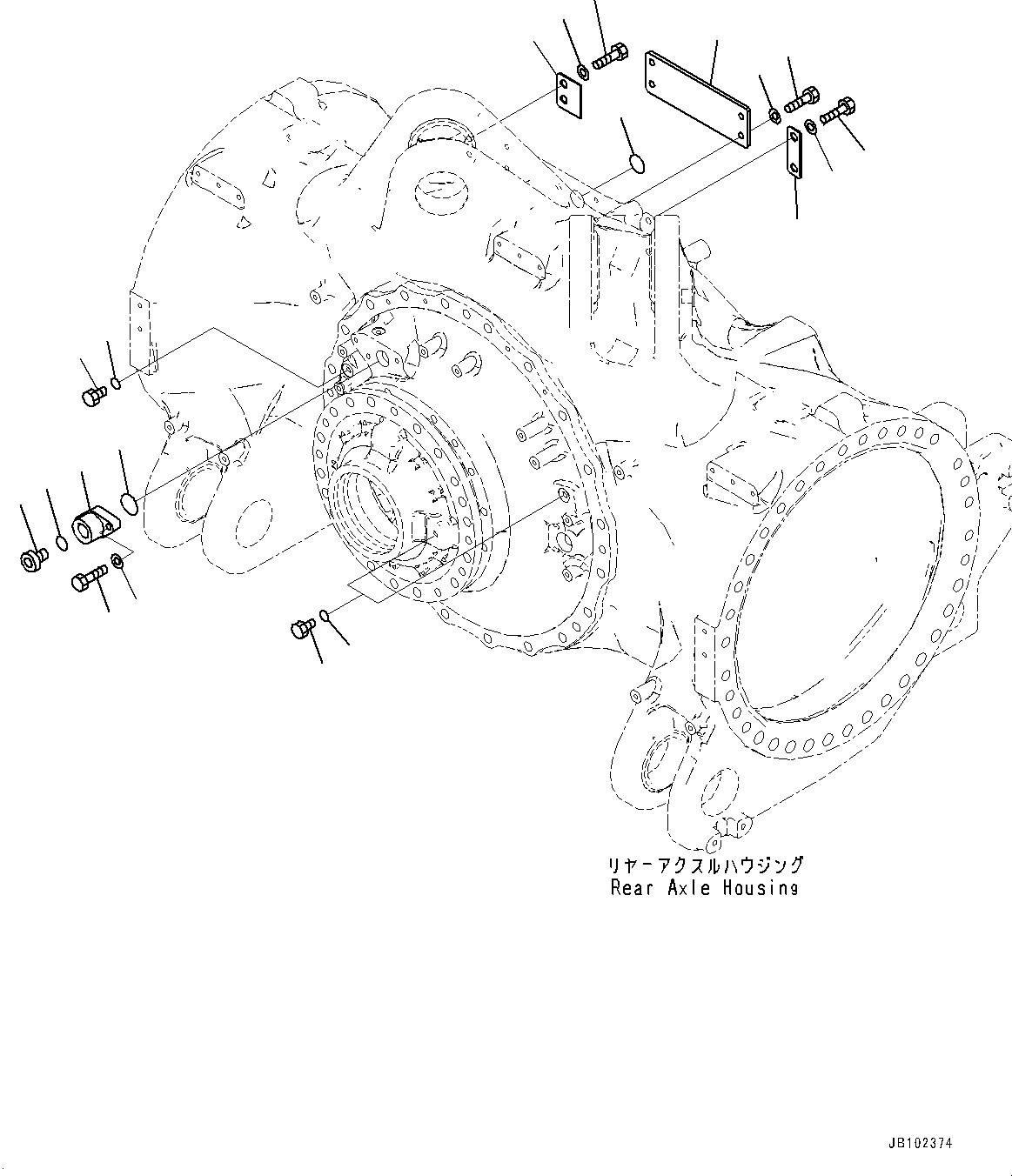 Фланец 562-22-54110 KOMATSU
