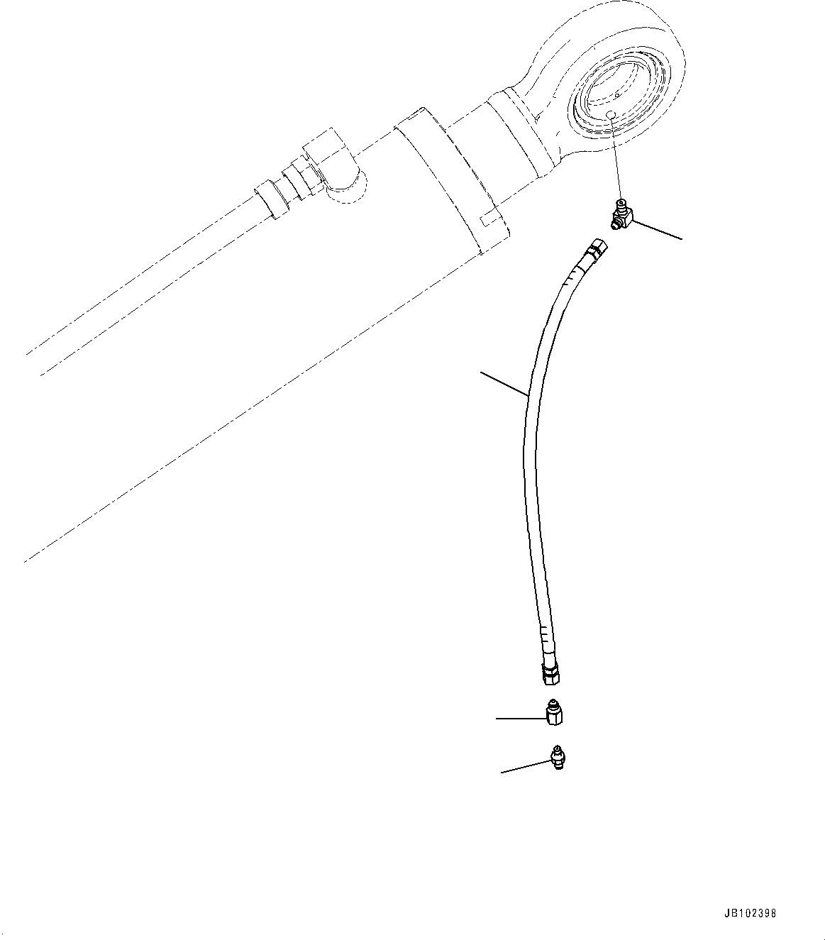 Переходник 56B-52-3A990 KOMATSU