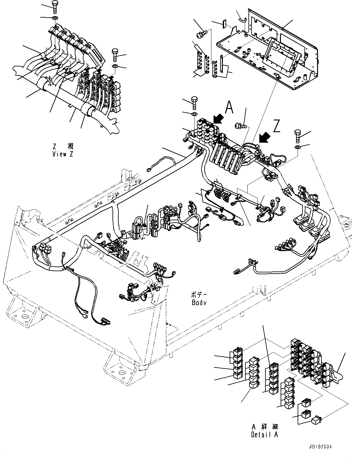 Жгут проводов 561-06-9A211 KOMATSU
