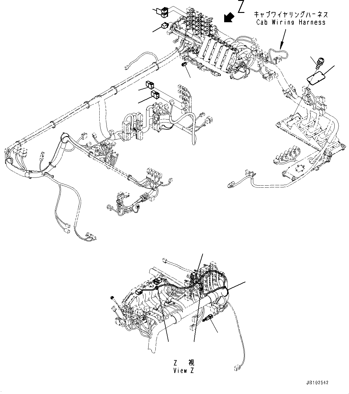 Жгут проводов 561-95-92620 KOMATSU