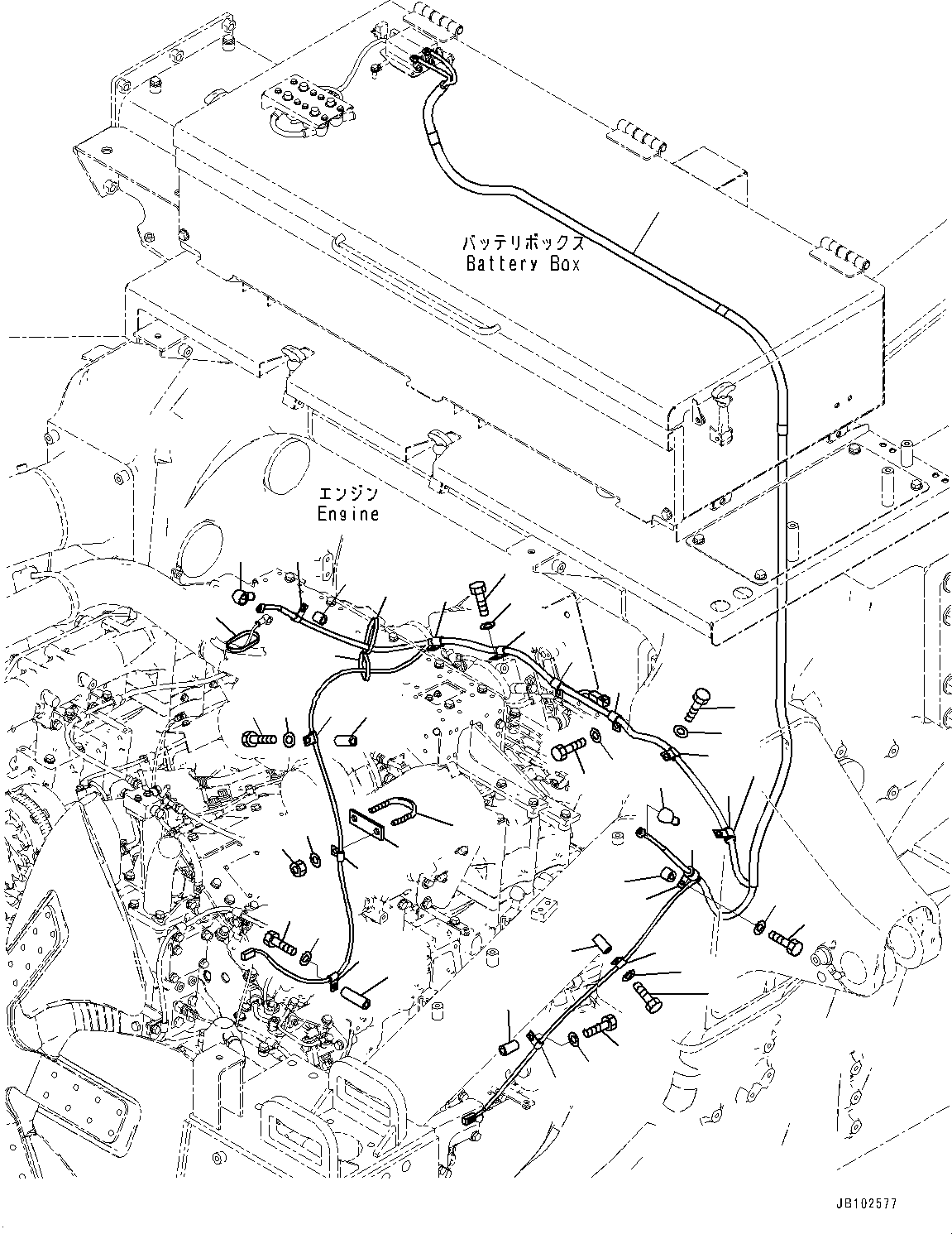 Жгут проводов 561-06-9A691 KOMATSU