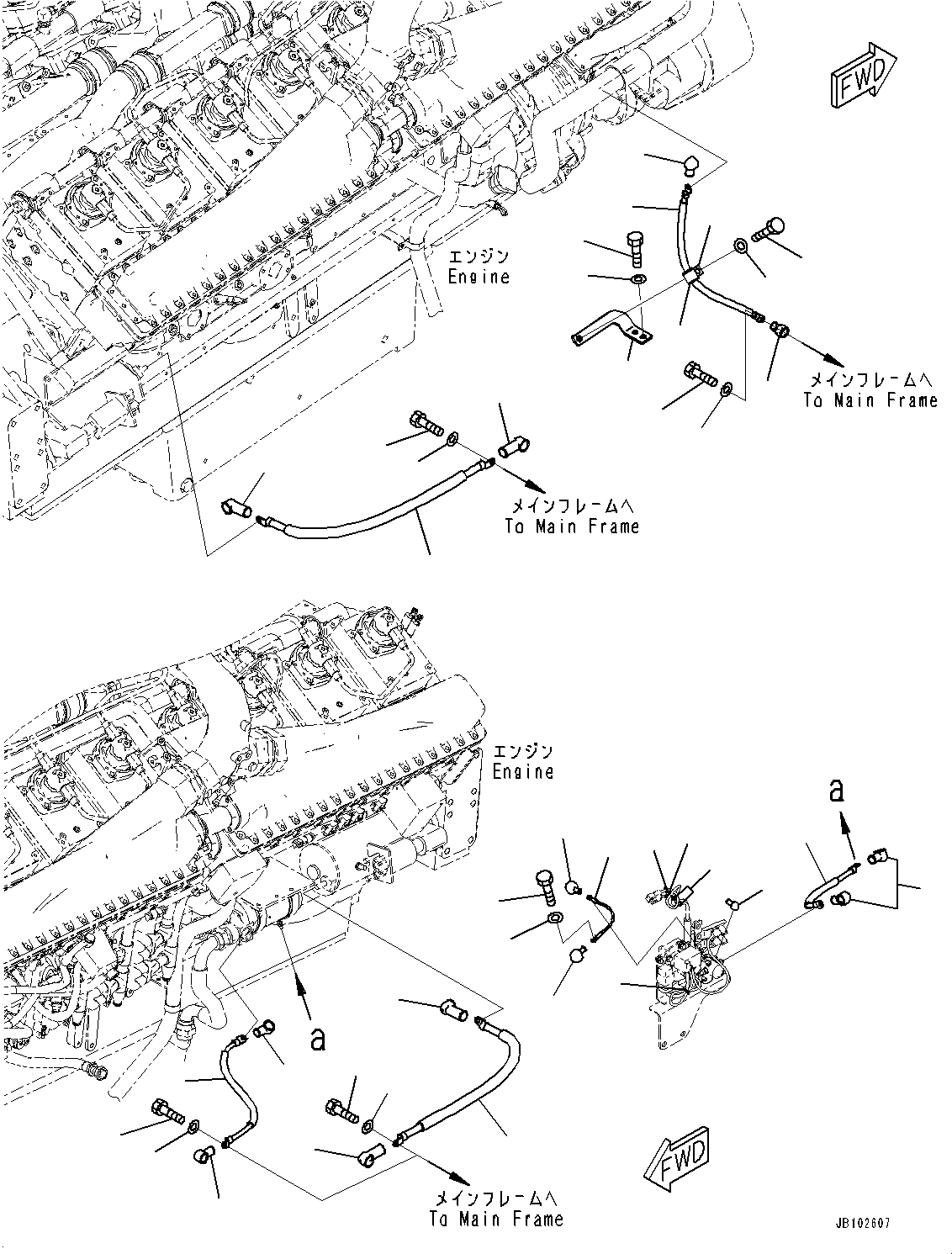 кабель 08028-FF080 KOMATSU