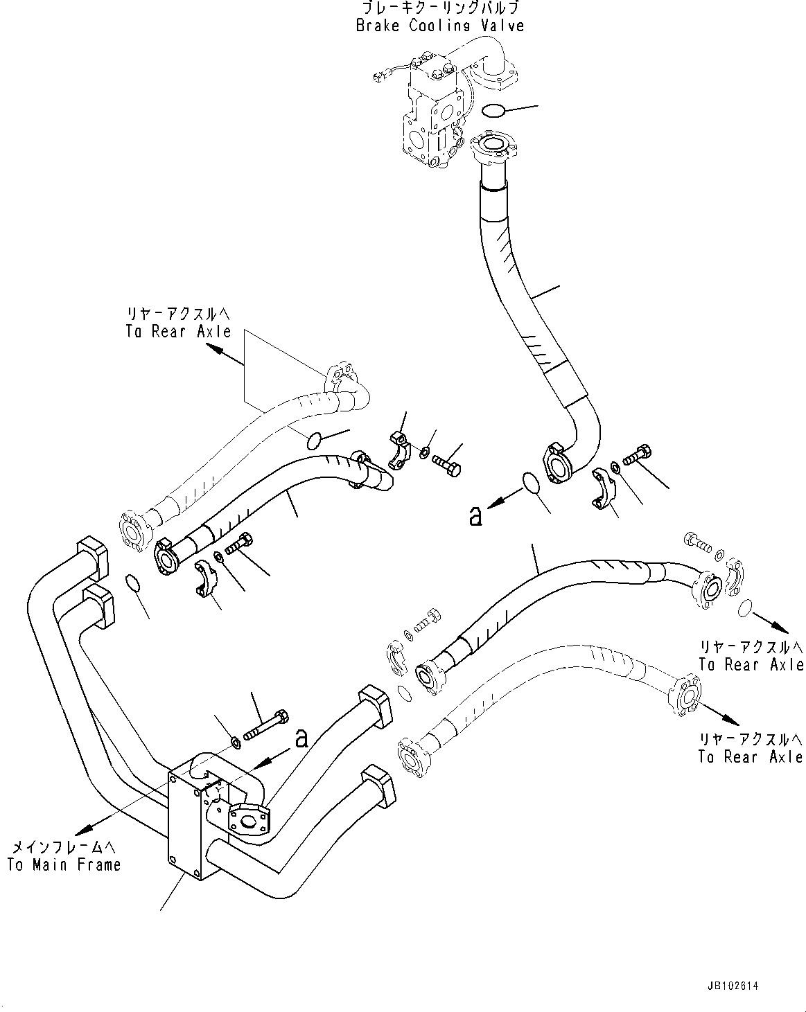 Шланг 07279-014A8 KOMATSU