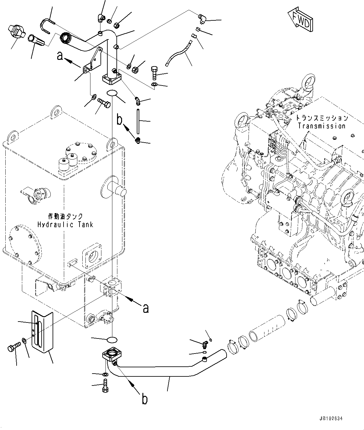 Шланг 569-61-8M680 KOMATSU
