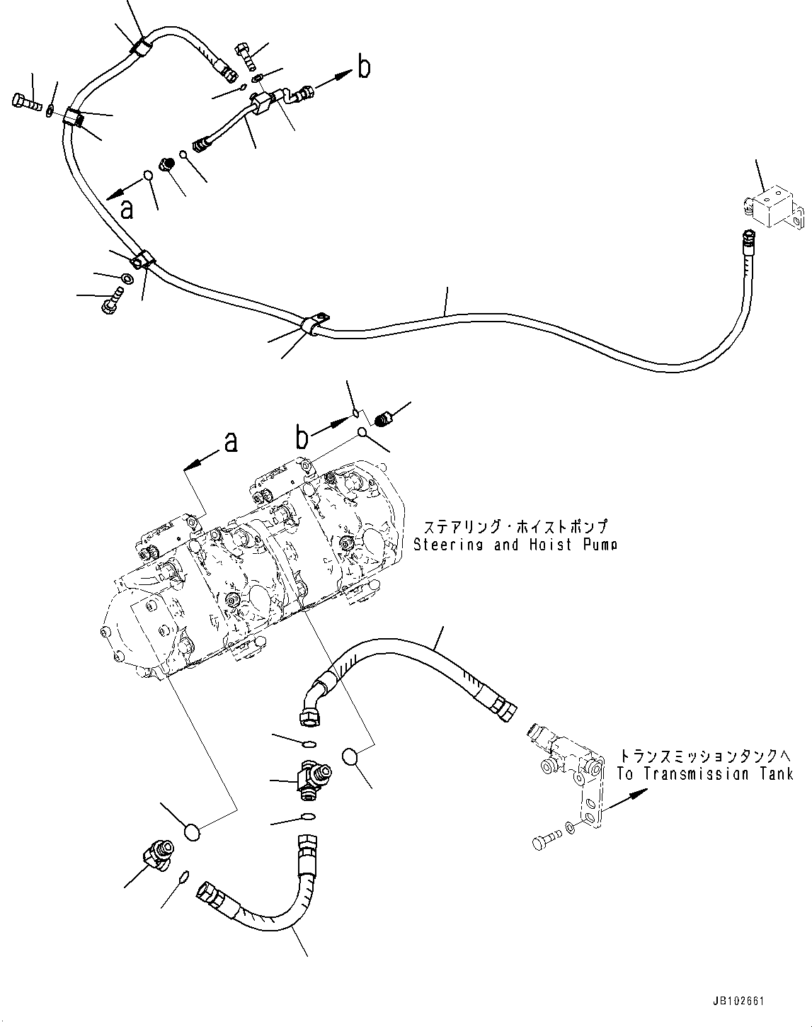 шланг 02774-005A3 KOMATSU