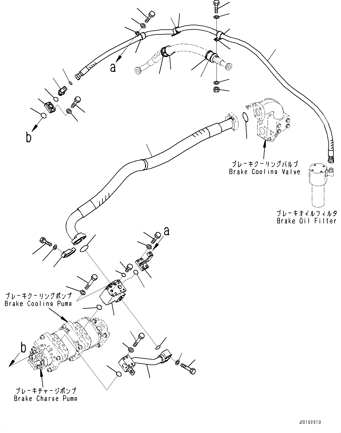 Шланг с торцевым уплотнением 02765-00525 KOMATSU