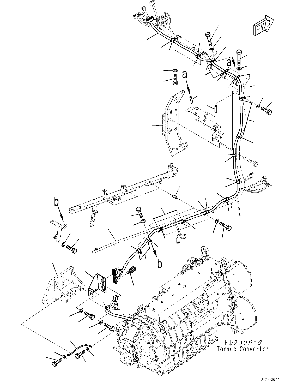 Жгут проводов 562-84-3C030 KOMATSU