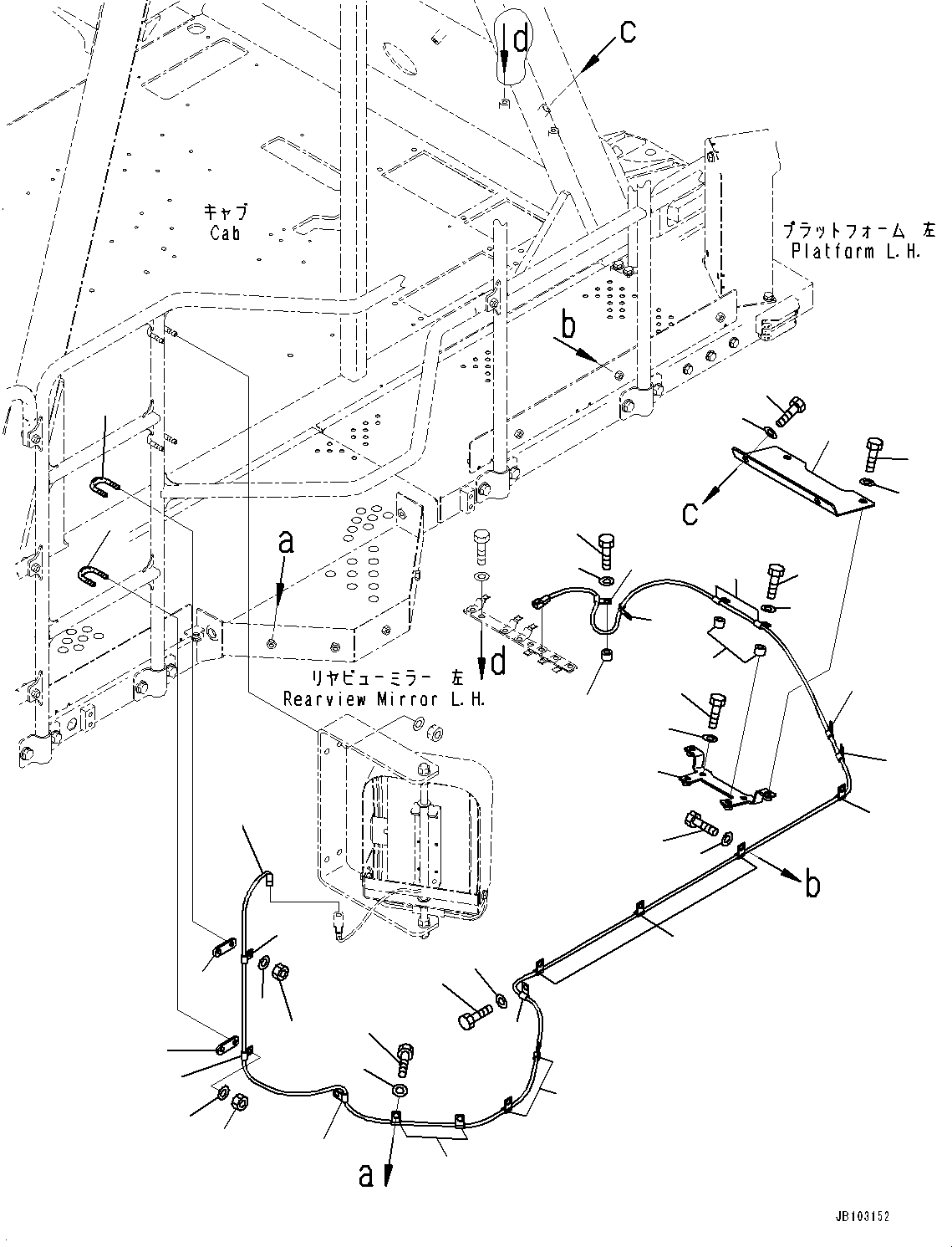 Жгут проводов 562-86-3A320 KOMATSU