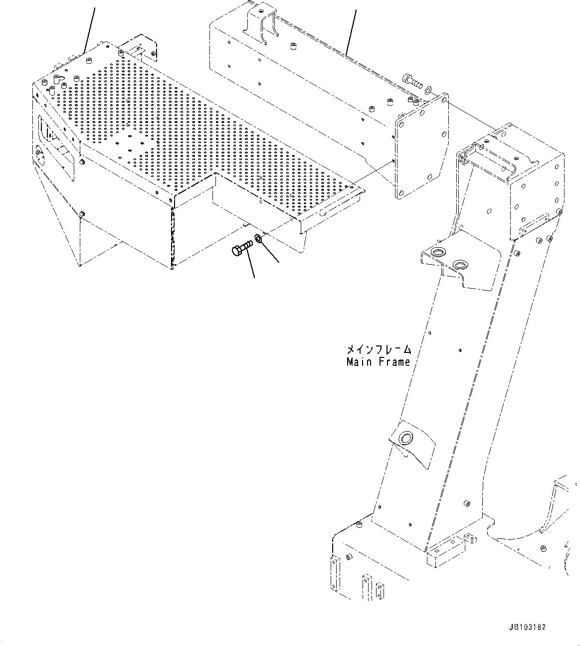 Support(Support,L.H. and R.H. Side) (562-89-3C341) KOMATSU