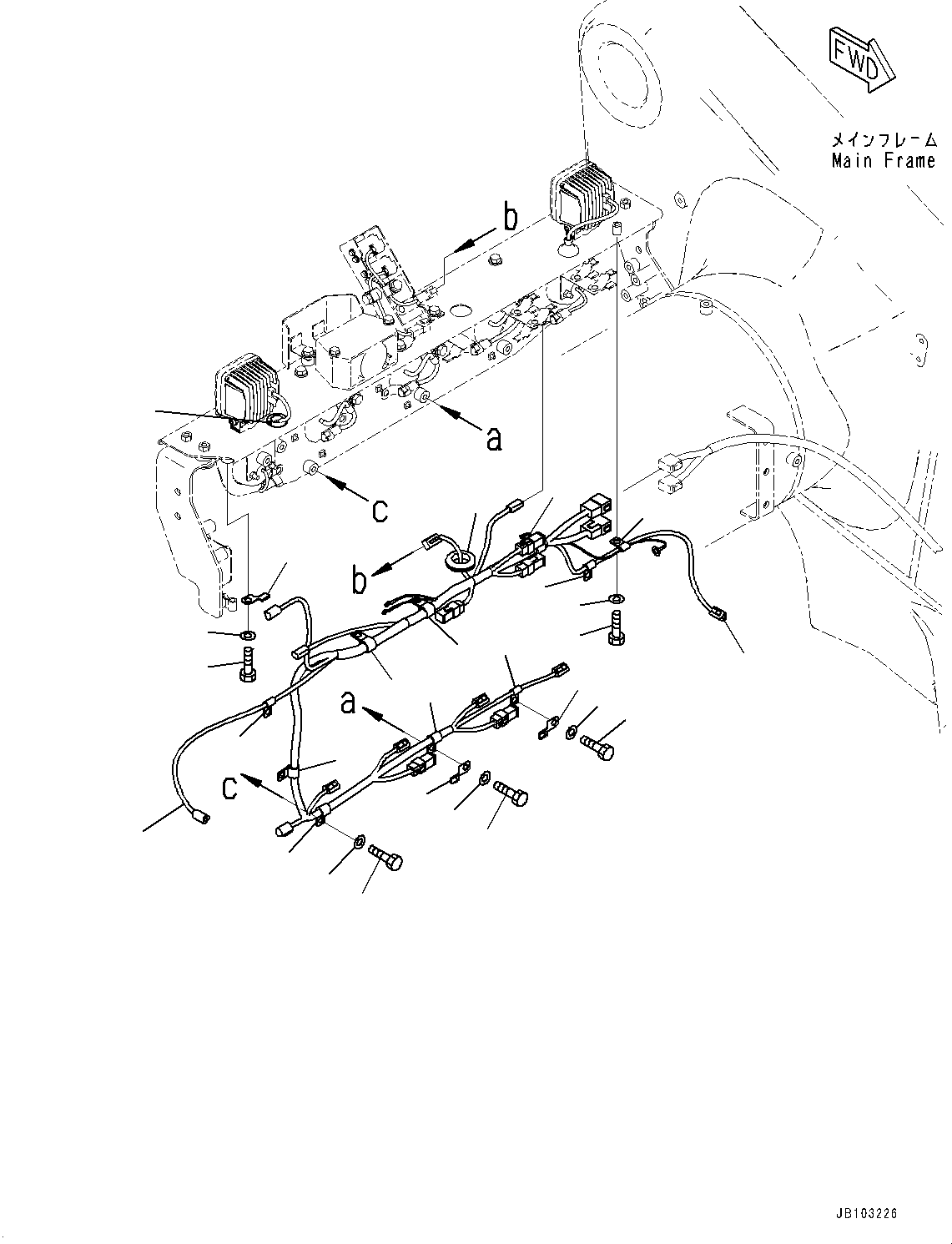 Жгут проводов 562-06-3B711 KOMATSU