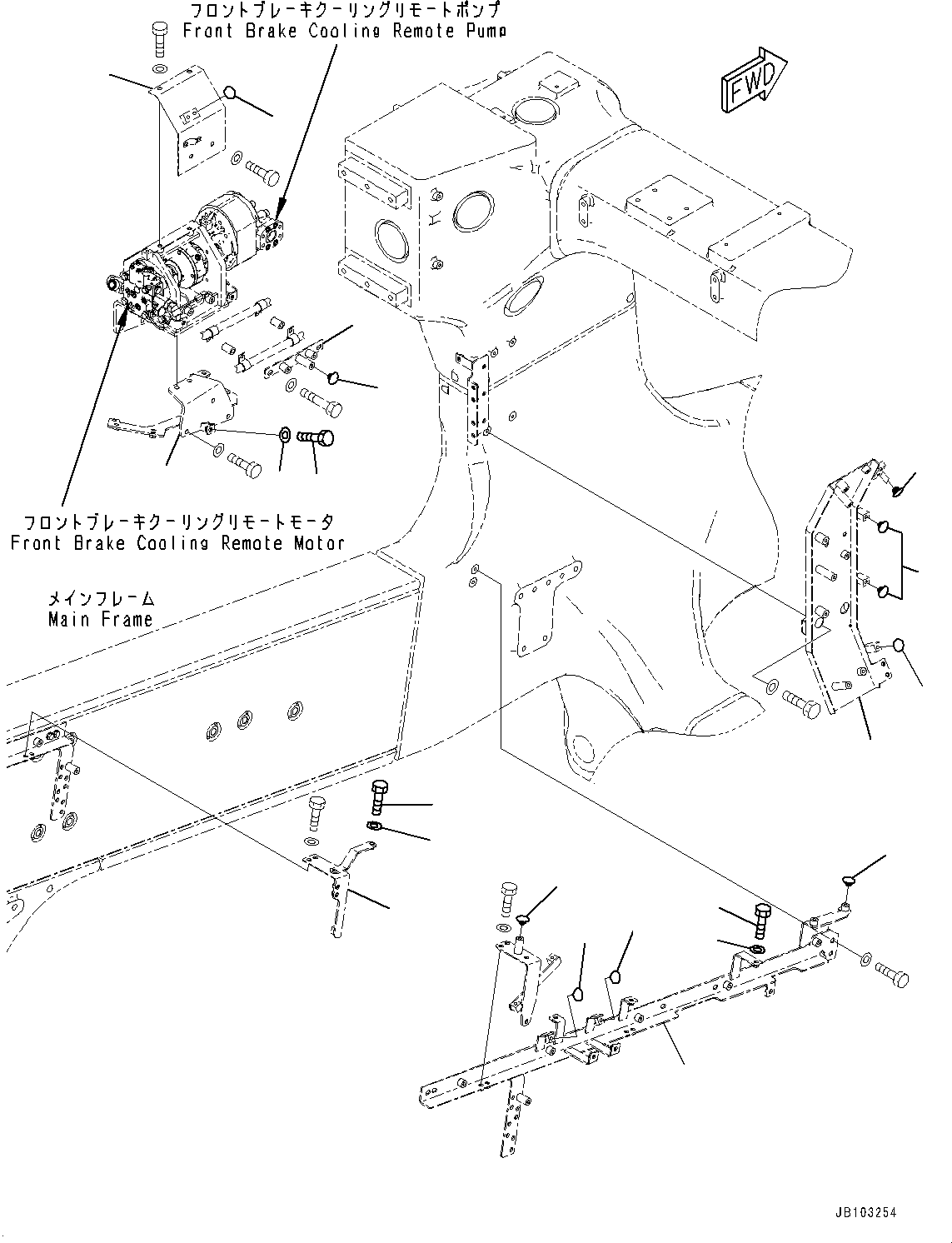 Bracket(Electric System,Wiring Harness Mounting) (562-84-3A810) KOMATSU