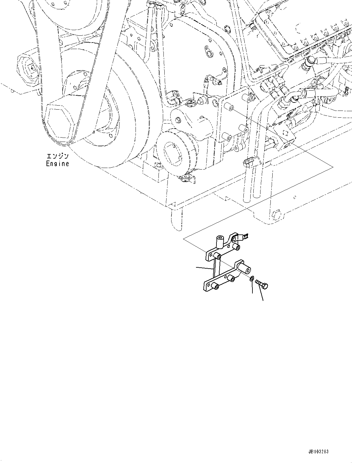 Болт 02010-70532 KOMATSU