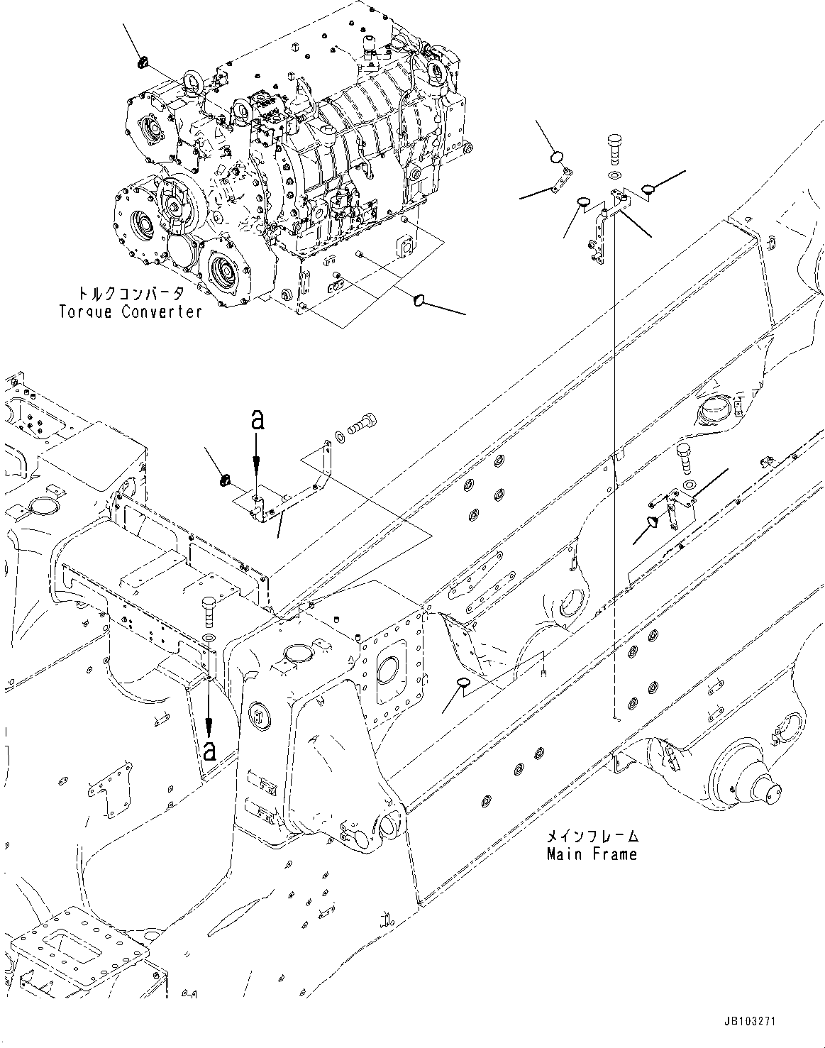Bracket(Electric System,Wiring Harness Mounting) (562-84-3A910) KOMATSU