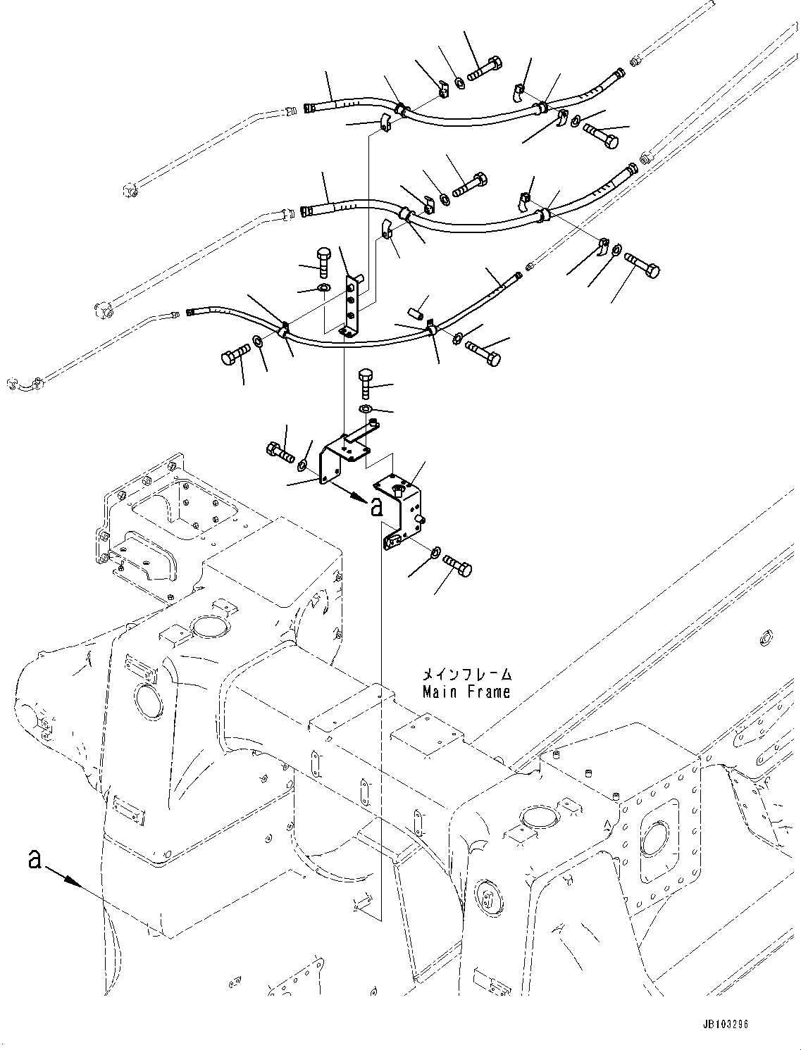 Шланг с торцевым уплотнением 02765-00316 KOMATSU