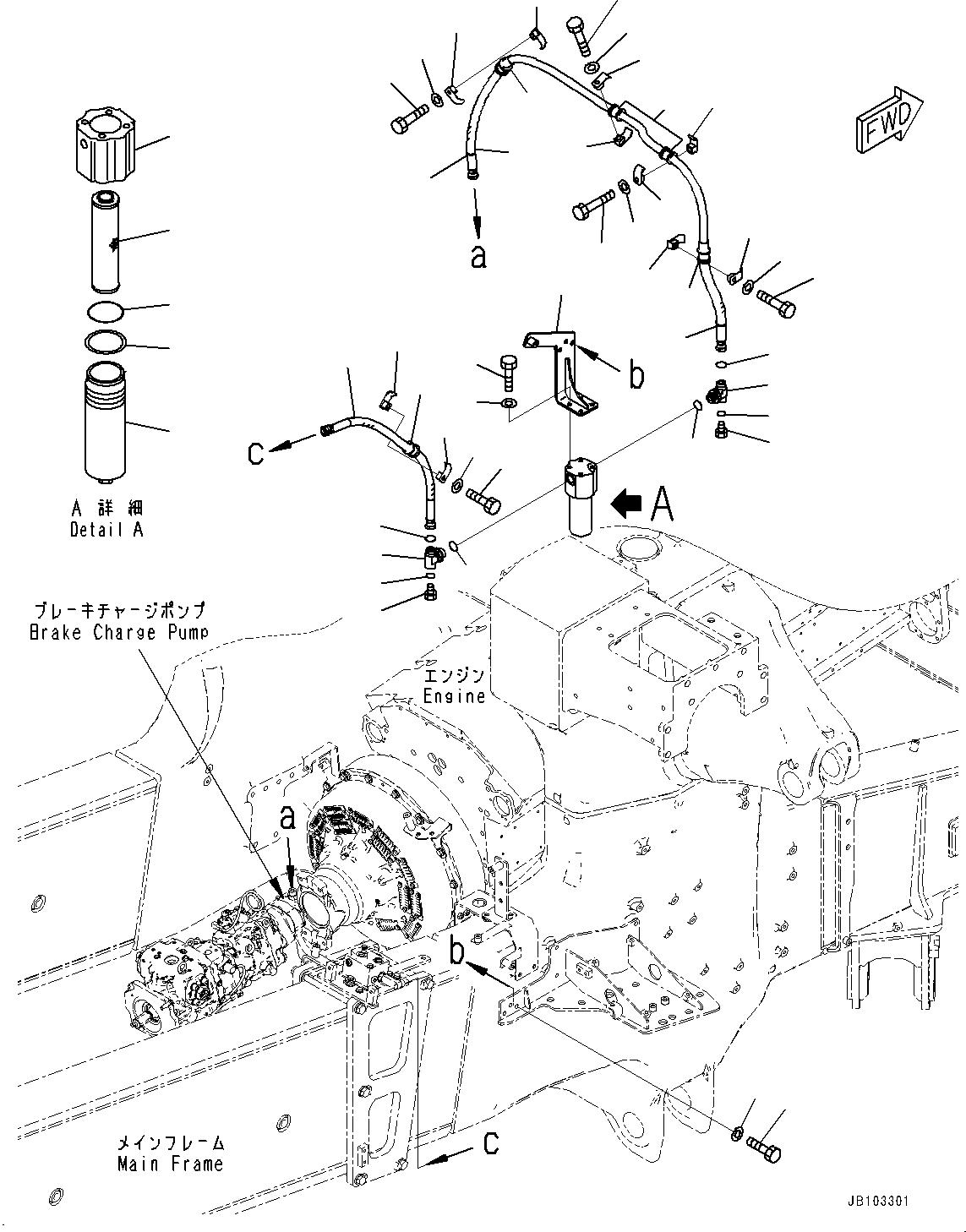 Кронштейн 562-43-3D130 KOMATSU