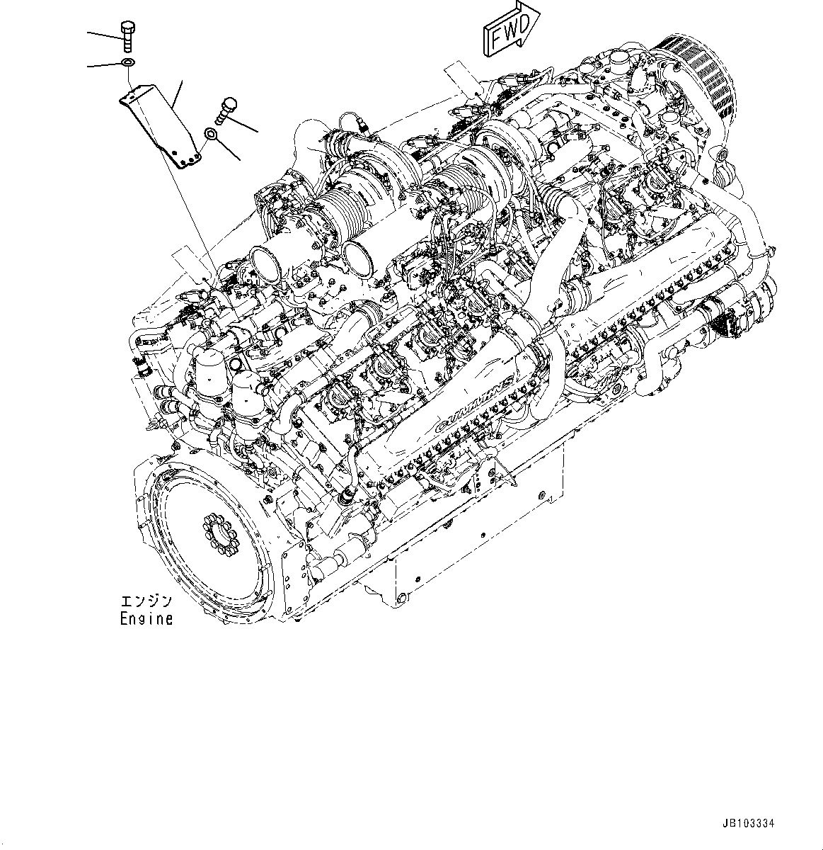 Кронштейн 562-02-3J451 KOMATSU