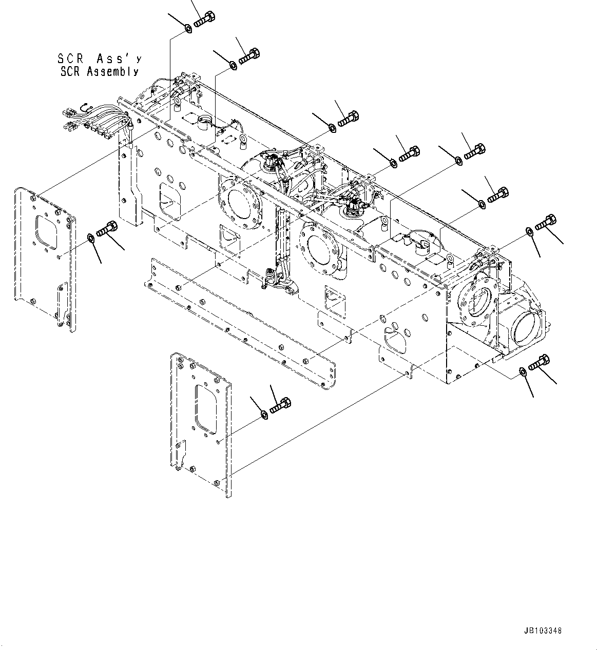 Болт 01010-D2060 KOMATSU