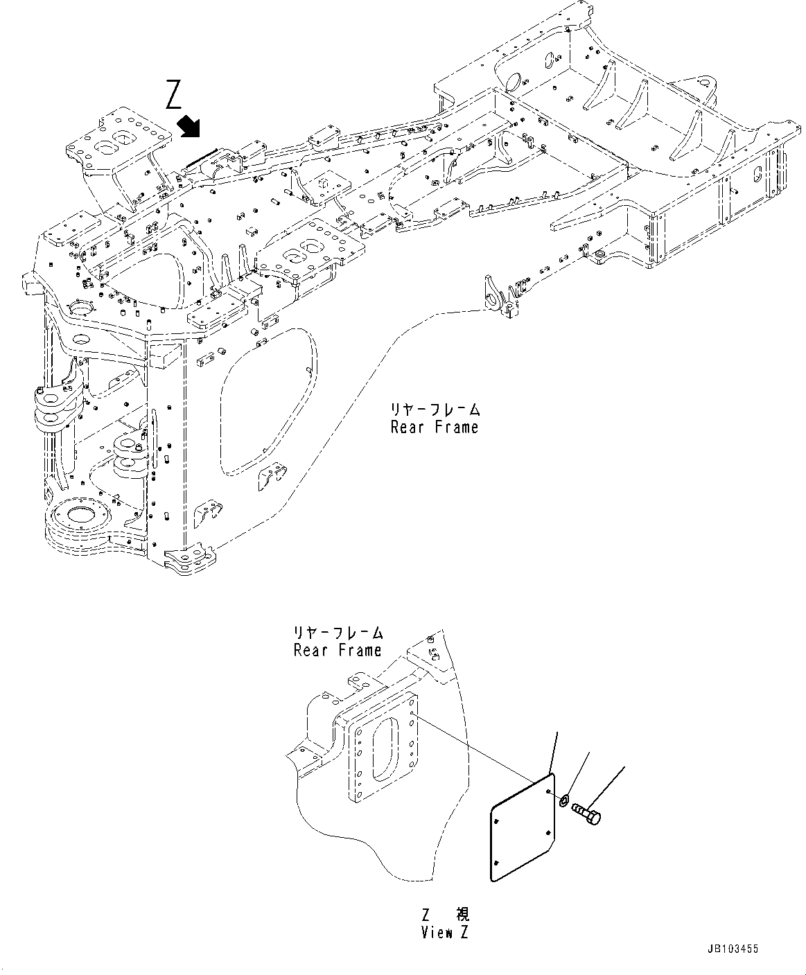 Пластина 427-Z89-7590 KOMATSU