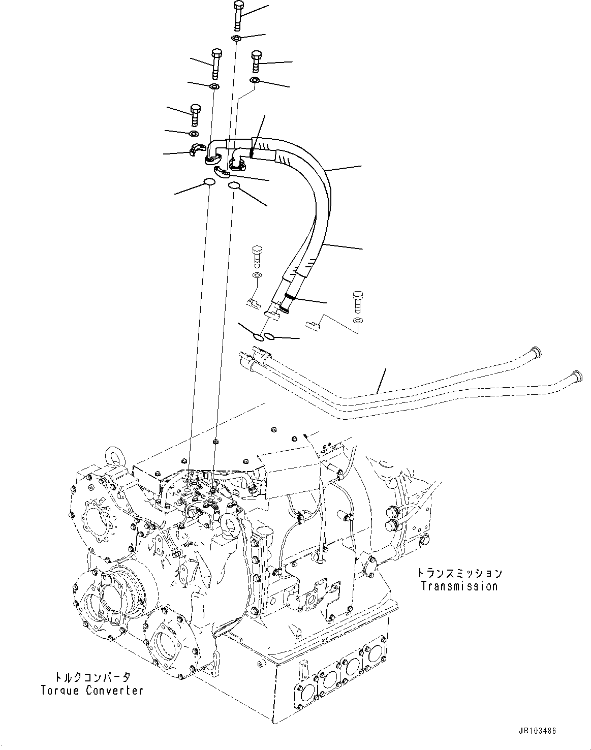 шланг 07088-01212 KOMATSU
