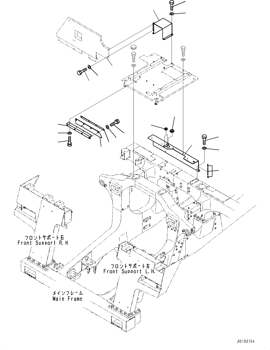 Guard(Platform Mounting,Guard,For Sandy and Dusty Terrain Arrangement) (569-92-88330) KOMATSU