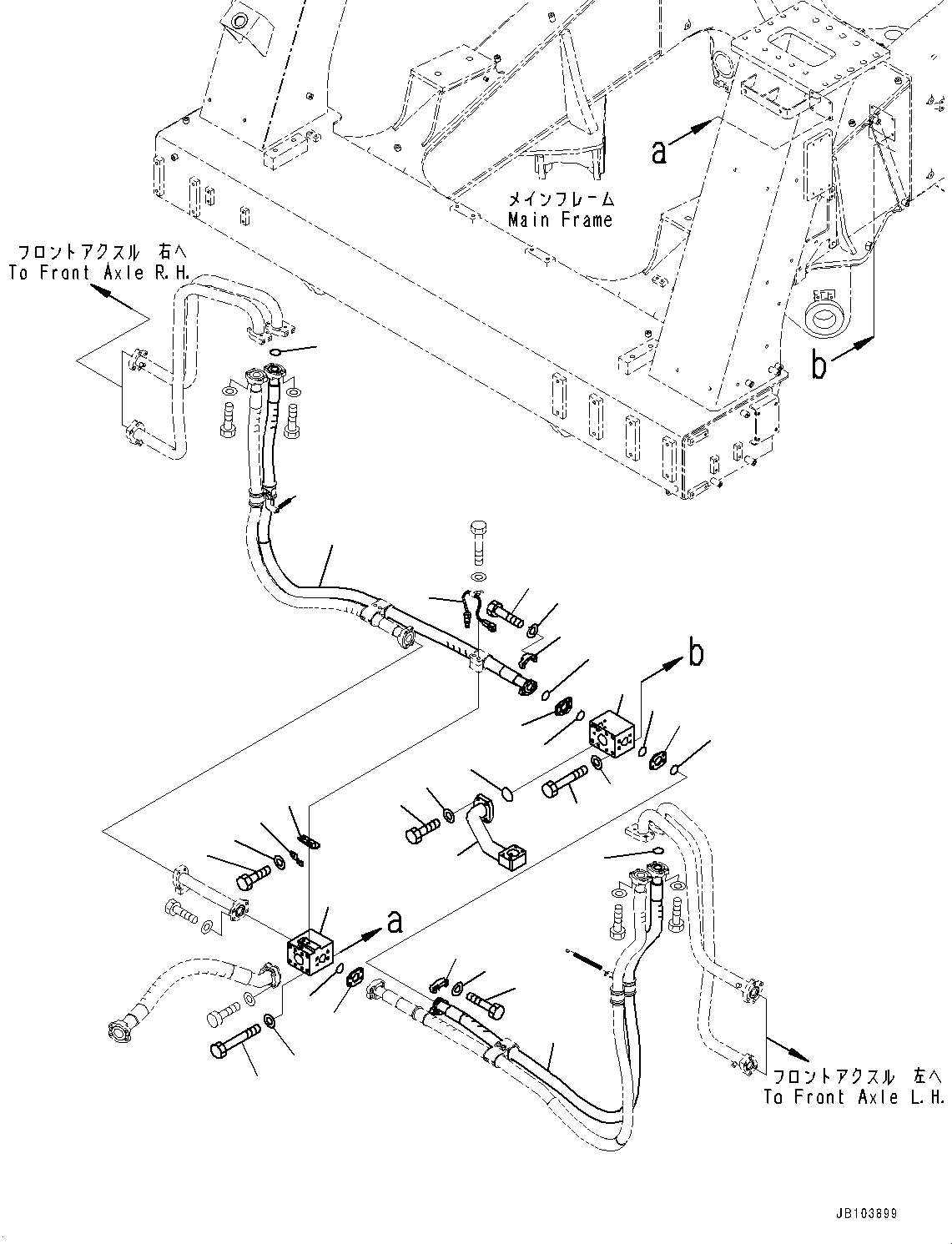 Шланг 562-61-3E672 KOMATSU