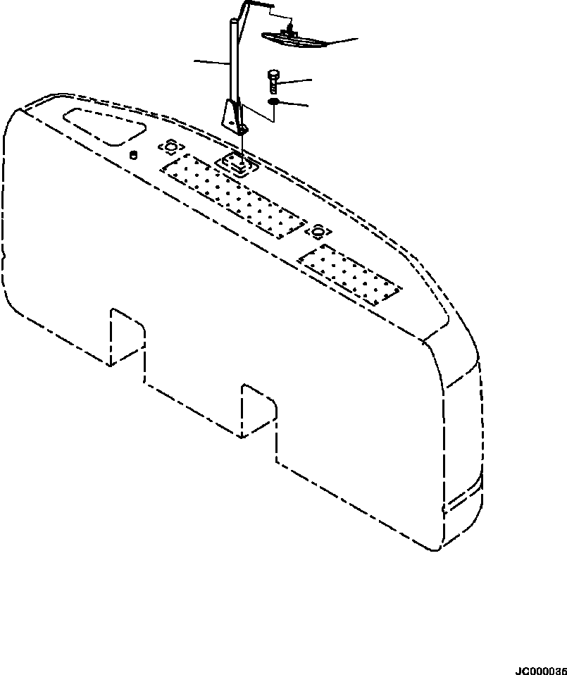 Кронштейн 20Y-54-75290 KOMATSU