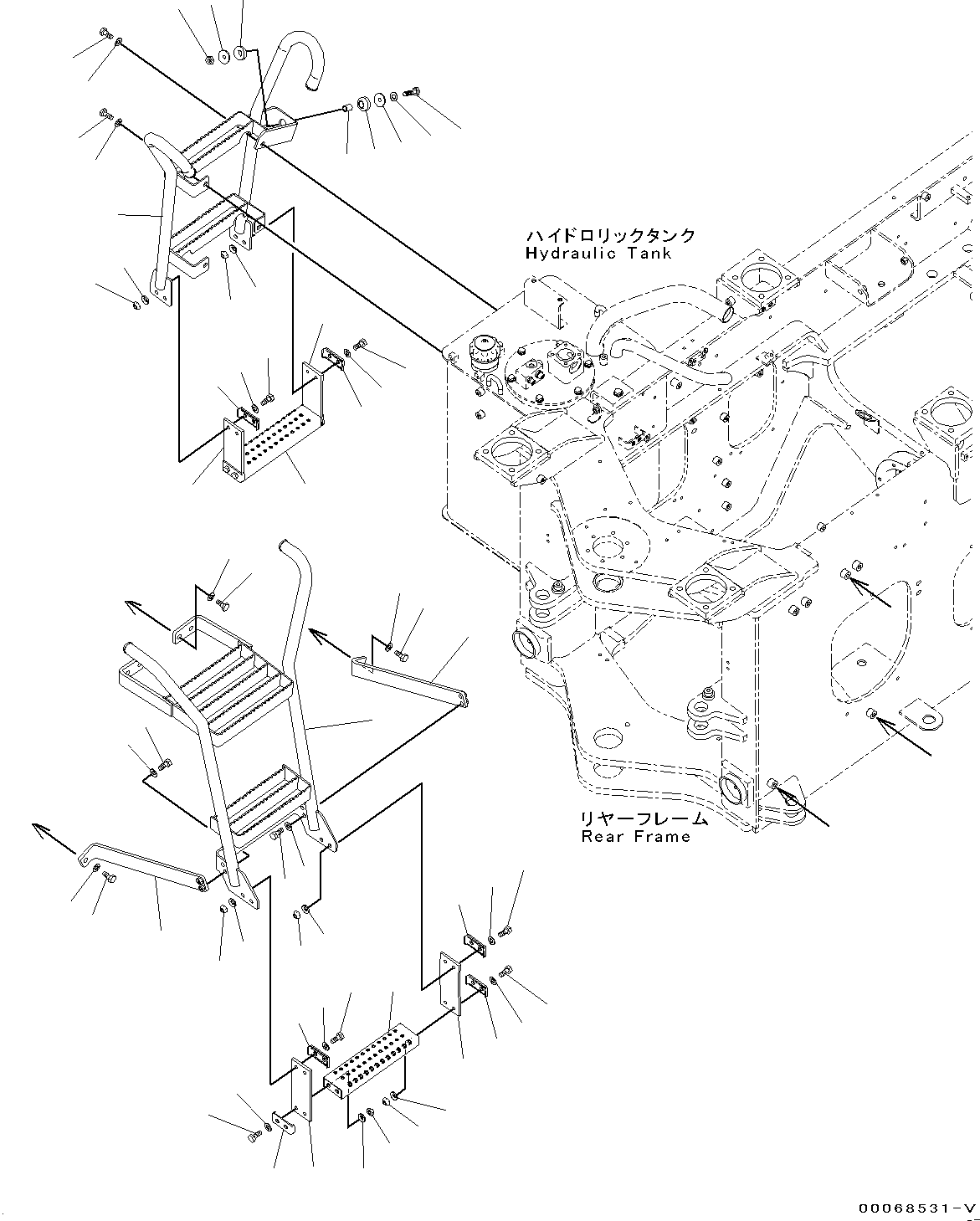 Резиновый элемент 424-54-45640 KOMATSU