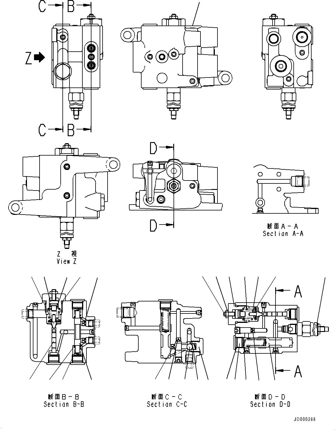 Предохранительный клапан 418-43-B1010 KOMATSU