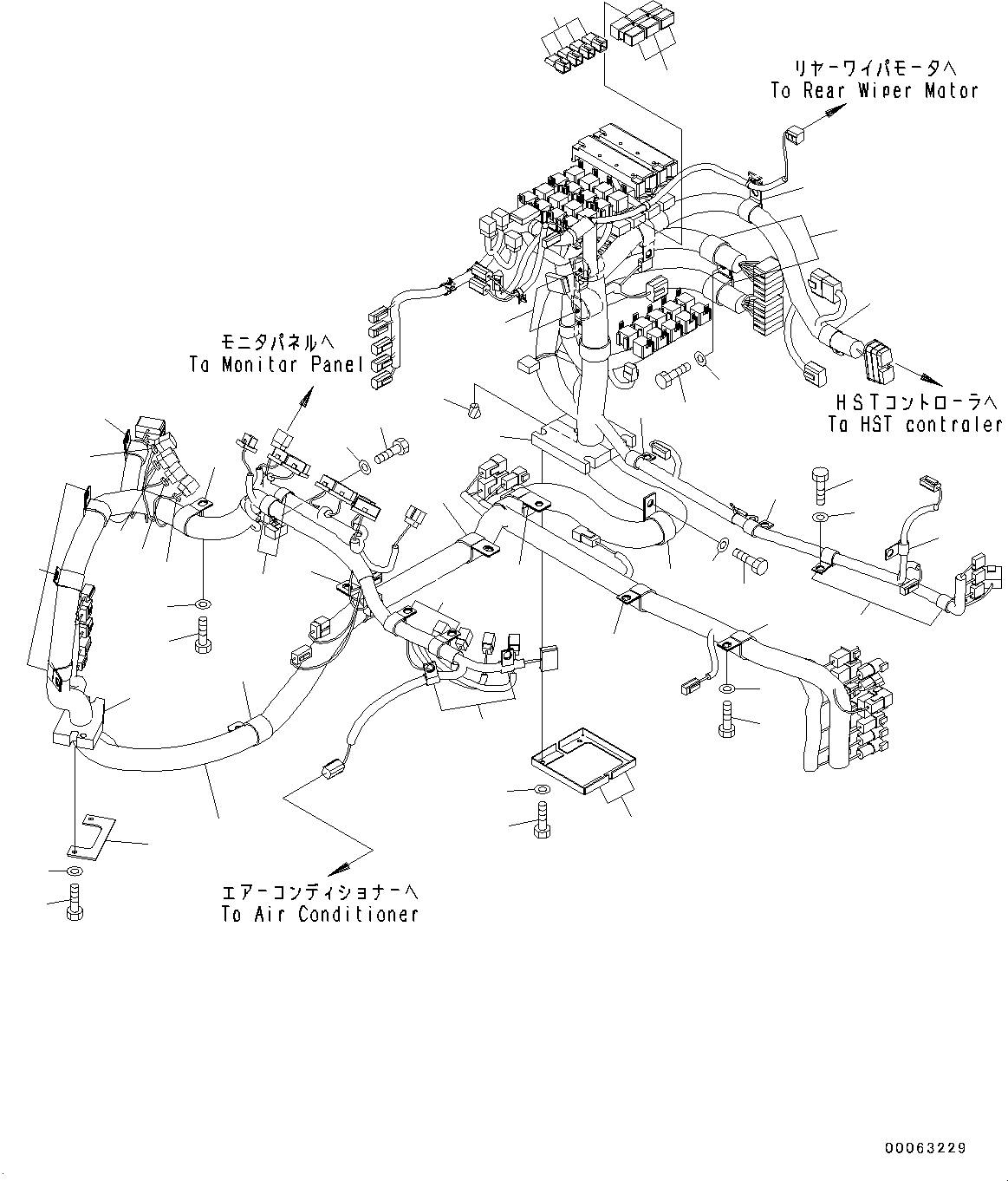Жгут проводов \0\418-06-42110 KOMATSU