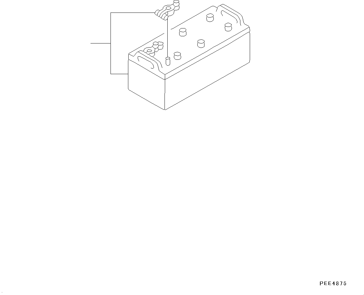 BATTERY, WET, 195G51 6995-81-D260 KOMATSU