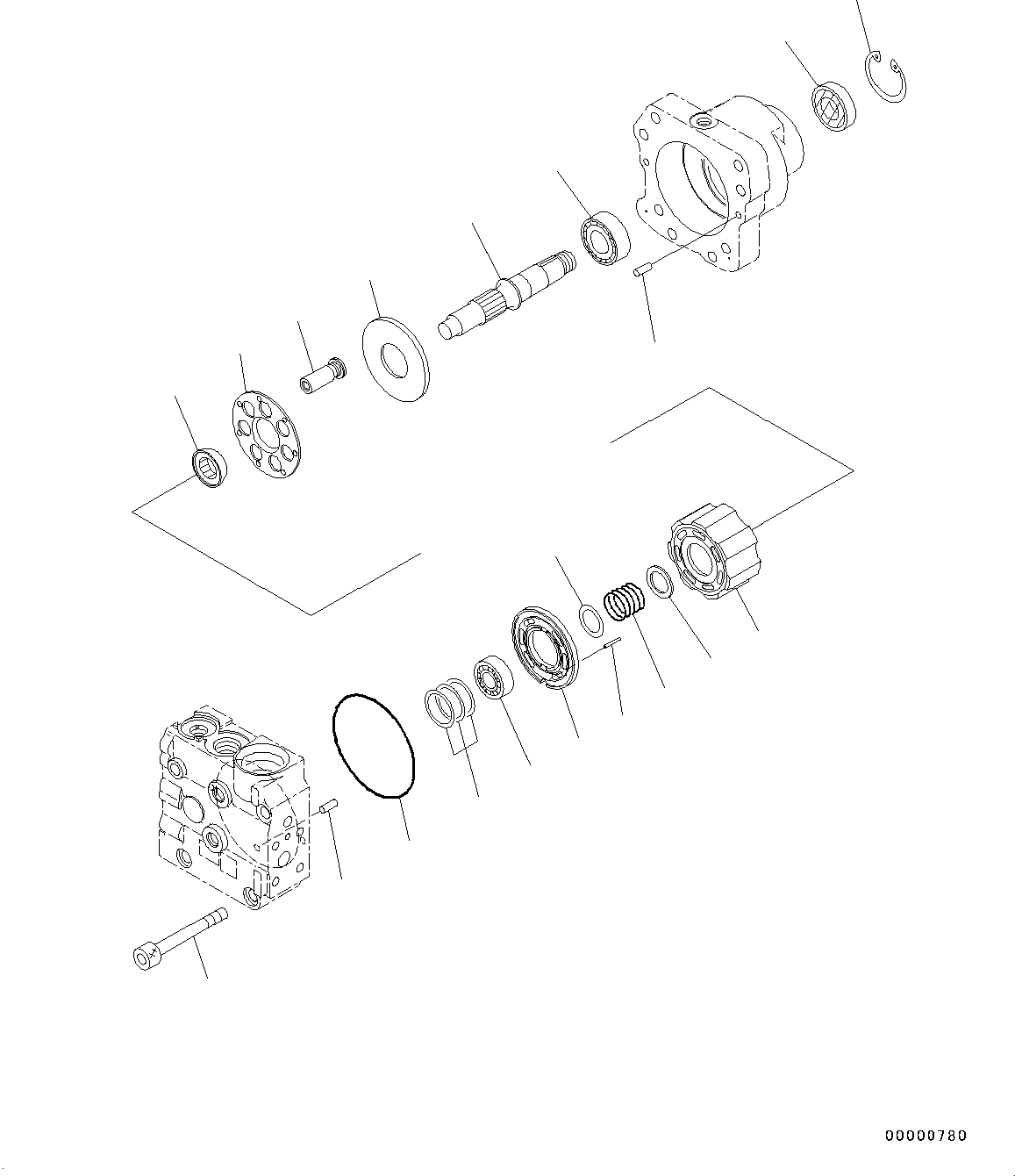 Клапанная плита (708-7R-13610) KOMATSU