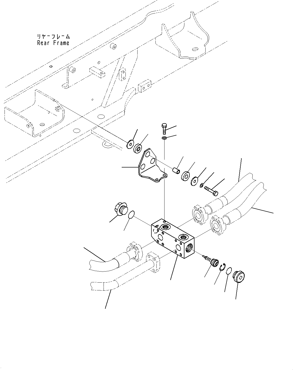 Tube(Hydraulic Piping,Return Piping, Oil Cooler) (419-62-48152) KOMATSU
