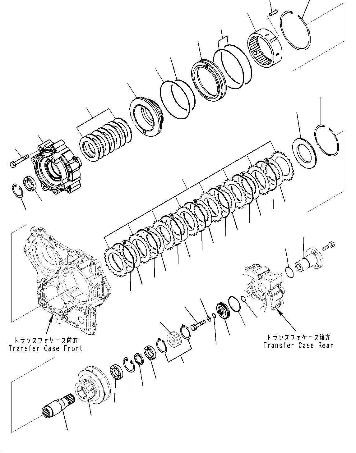 Gear(Transfer,Shaft Bearing and Gear) (419-17-32212) KOMATSU