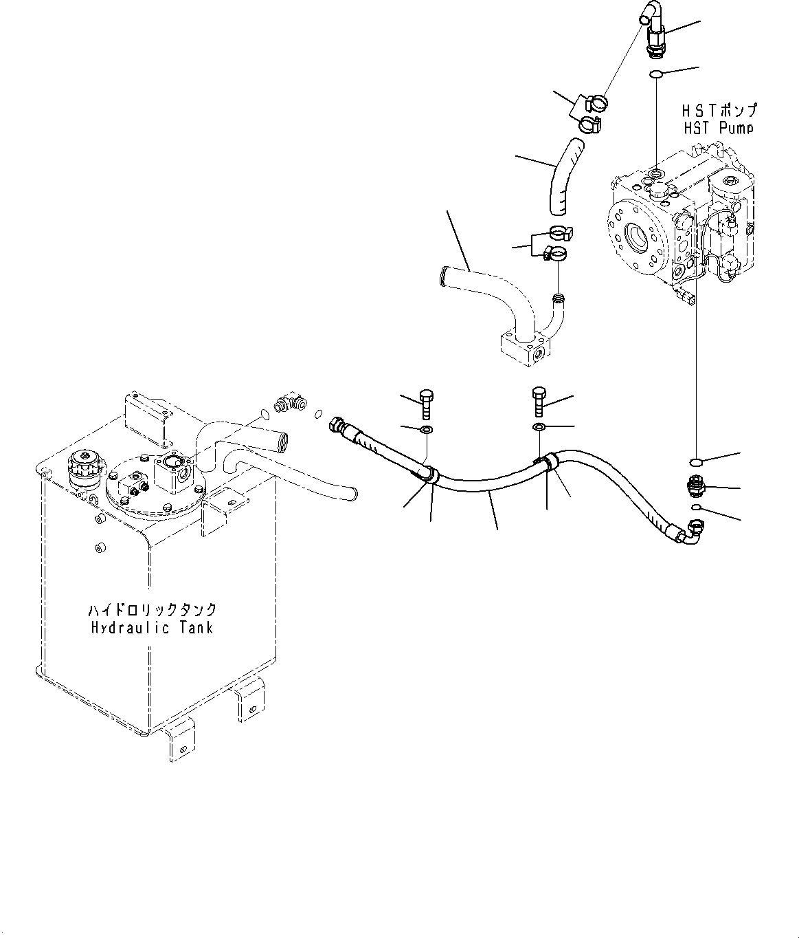 Tube(Hydraulic Pump,Suction Piping) (419-62-48351) KOMATSU