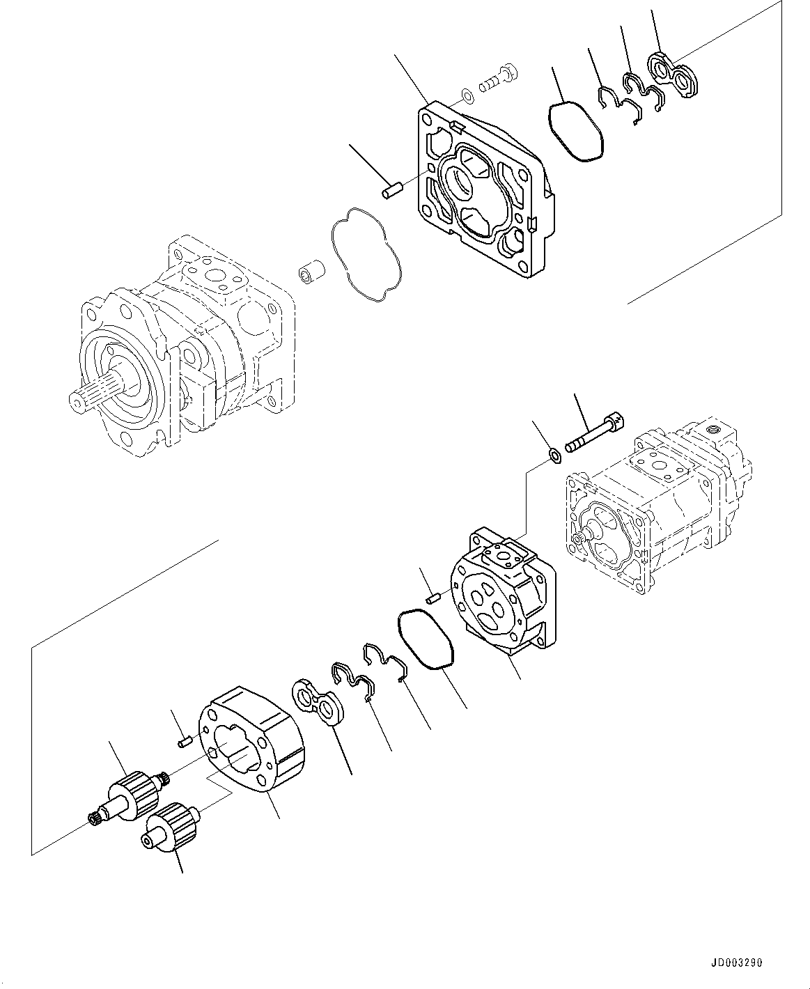 Шестерня ведущая (705-19-30760) KOMATSU
