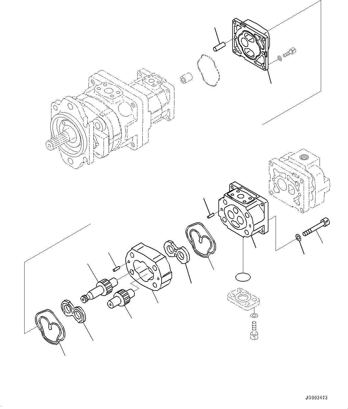 Водило в сборе (705-40-80331) KOMATSU