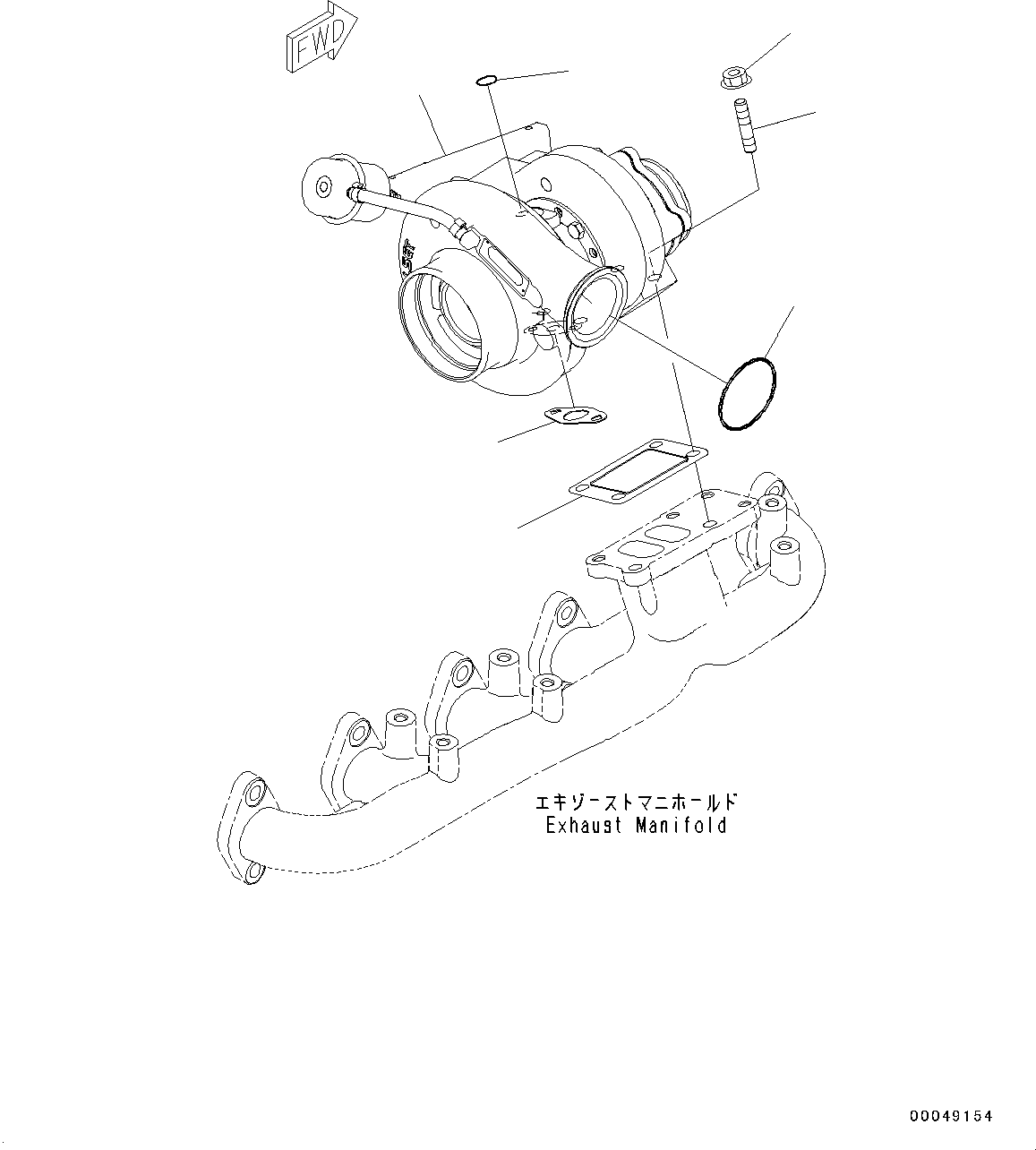 Turbocharger Kit 6754-82-8240 KOMATSU