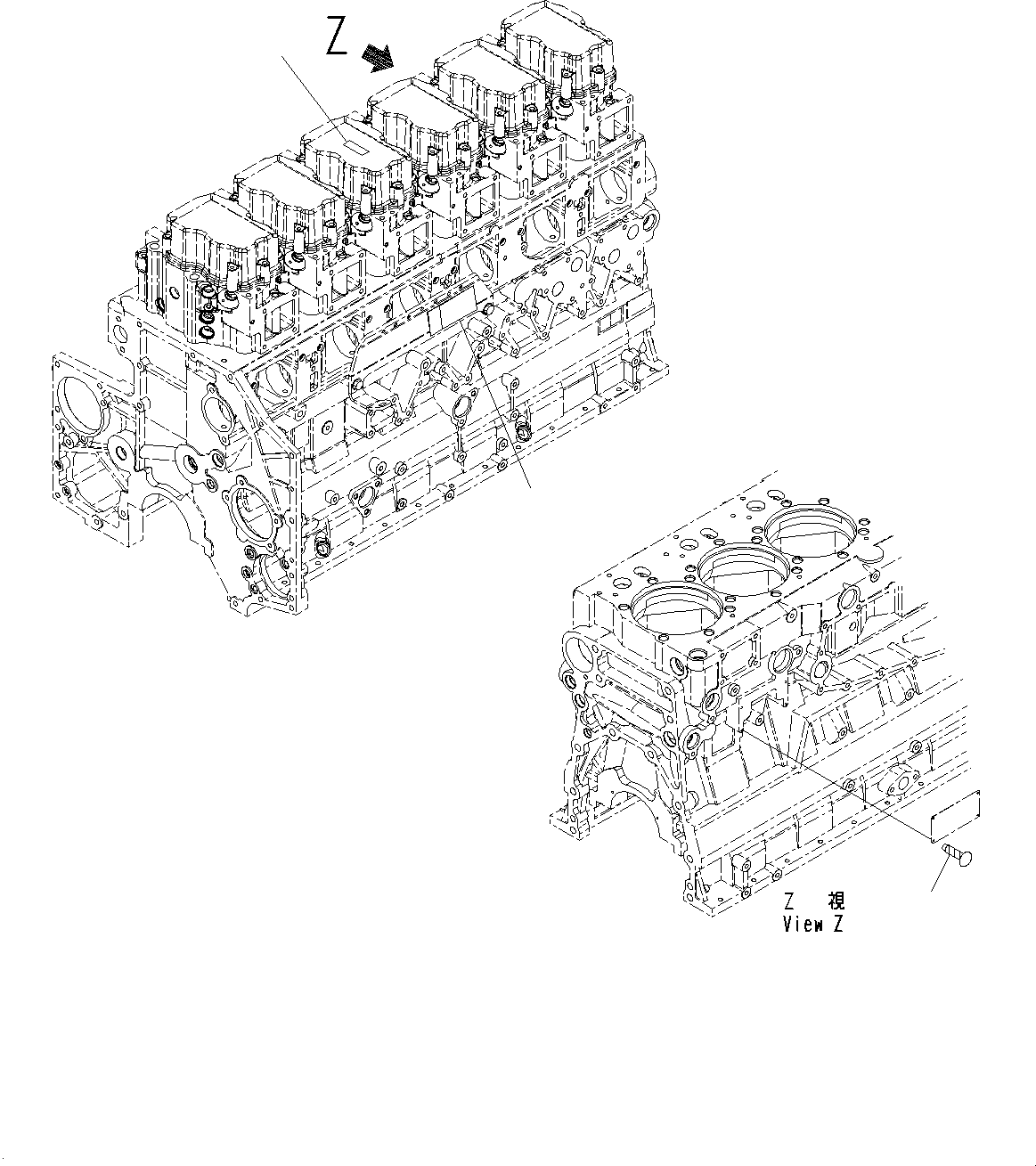 Предупреждающая табличка 600-021-2070 KOMATSU