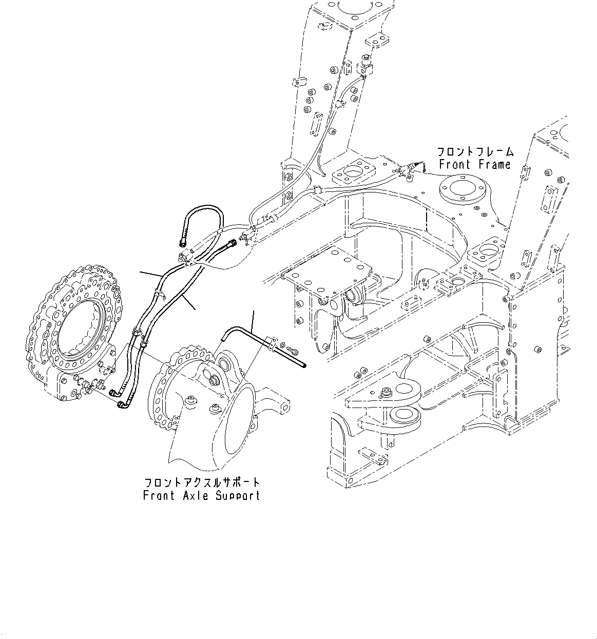 Final Drive Assembly, R.H. 56D-27-25055 KOMATSU
